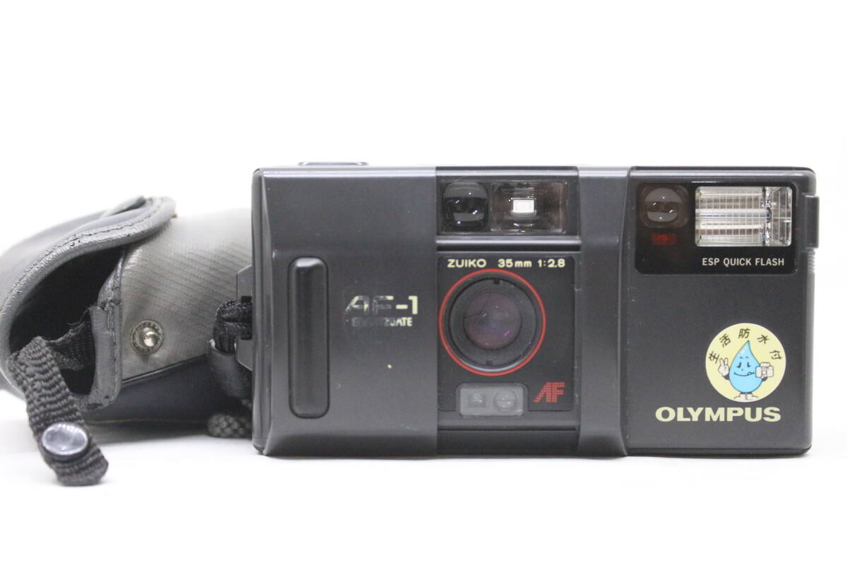 ★良品★OLYMPUS オリンパス AF-1 QUARTZ DATE 35mm F2.8人気の単集点搭載コンパクトフィルムカメラ！ 希少な動作品！8239