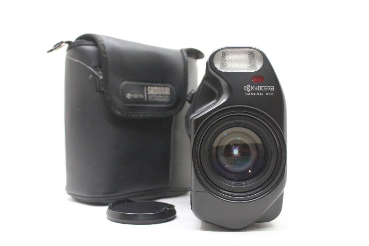 ★良品★KYOCERA キョウセラ SAMURAI X3.0 人気のサムライ！コンパクトフィルムカメラ！ 希少な完動品！ OK8309