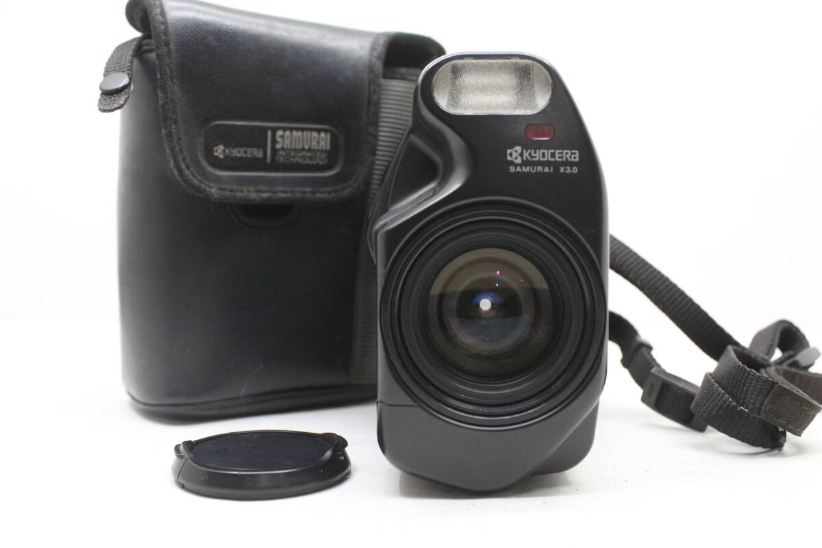 ★良品★KYOCERA キョウセラ SAMURAI X3.0 人気のサムライ！コンパクトフィルムカメラ！ 希少な完動品！ OK8310