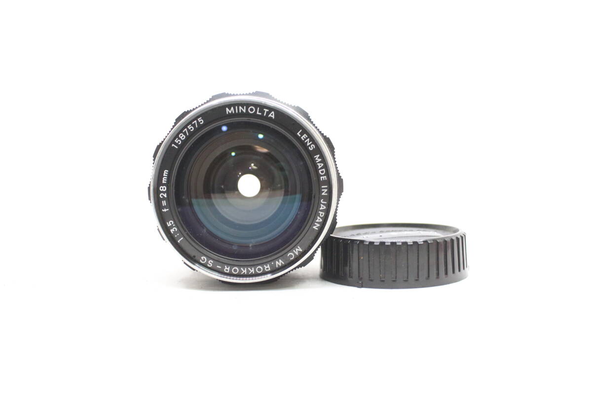 ★良品★MINOLTA ミノルタMC W.ROKKOR-SG 28mm F3.5 完動品！ OK8383
