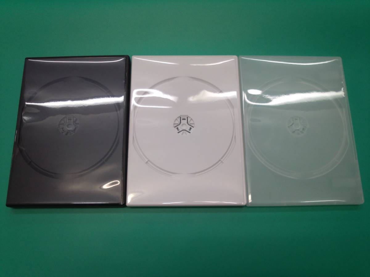 ★☆DVDケース　国産　ダブル　透明（半透明）　50枚　新品　2枚用　 　JAPAN☆★