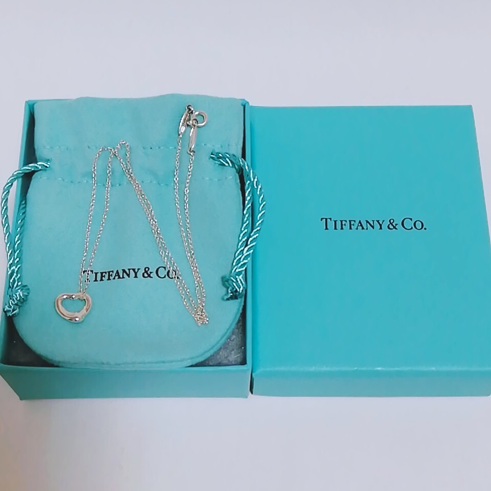 ティファニー エルサペレッティ オープンハート ペンダント XS 11mm シルバー ネックレス TIFFANY&Co. 送料無料③