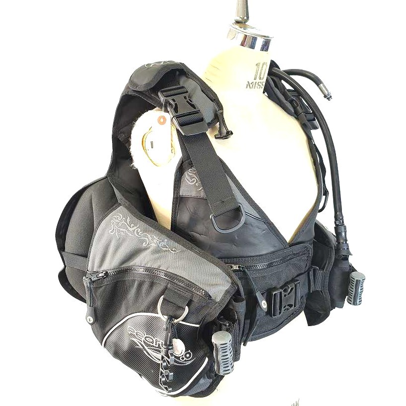 OH済 AQUALUNG アクアラング Pearl i3 BCジャケット XSサイズ［BC-250714SK］