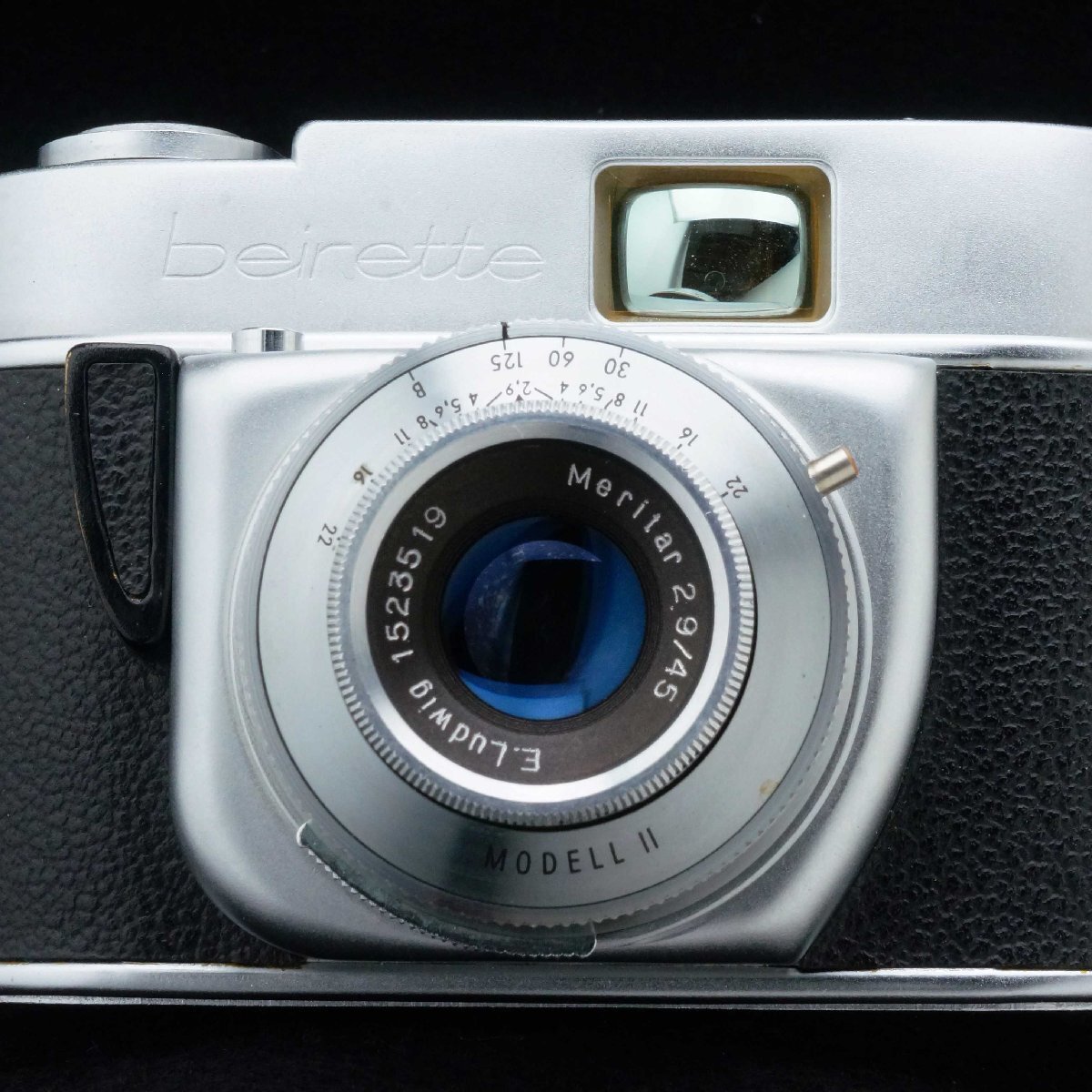 希少!! Beire beirette v E.Ludwig Meritar 45mm F2.8 !!! 東ドイツ製!!! 35mm判コンパクト!! 0150