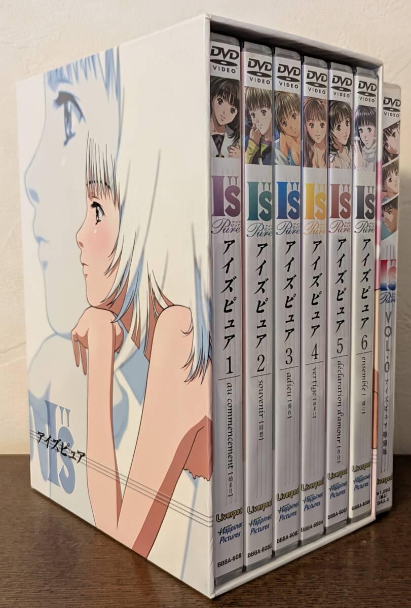 【DVD】I"s Pure（アイズピュア）全６巻＋Vol.0特別版セット・クリアポストカード付き / 桂正和