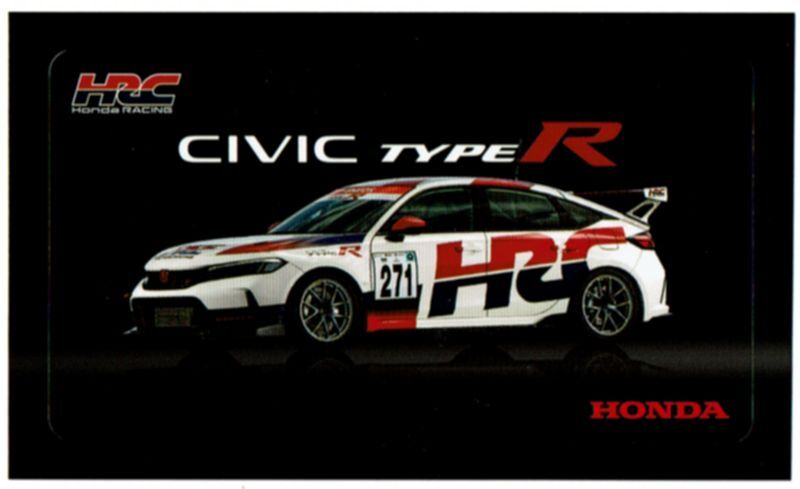 ステッカー　スーパー耐久 2023　ST-Q HONDA CIVIC TYPE R CNF-R FL5 HRC　ホンダ・シビック・タイプR