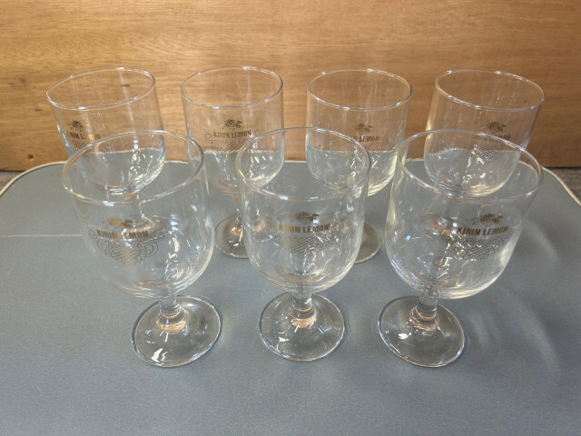 KIRIN　LEMON　のグラス７個セット　未使用品