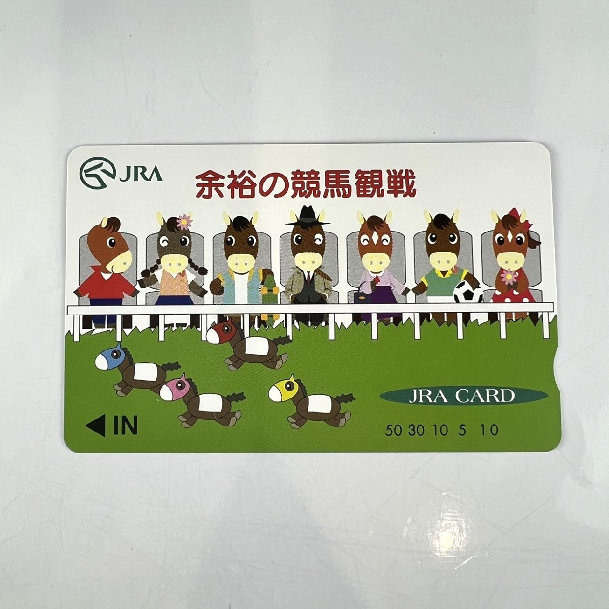 【77】JRA ODDS CARD オッズカード 50度数 1枚 未使用 競馬