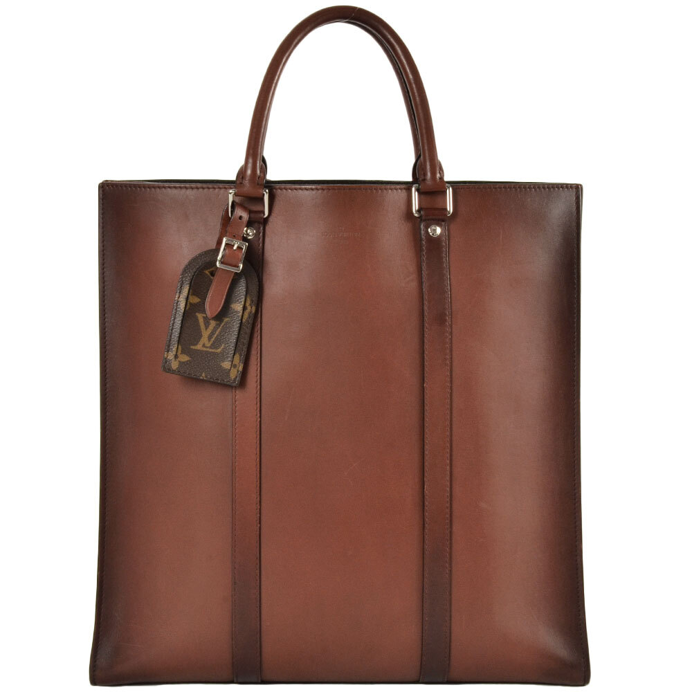 ルイヴィトン LOUIS VUITTON サック・プラ トートバッグ ノマド M52687 ブラウン NZ3119 オンブレレザー カーフ メンズ