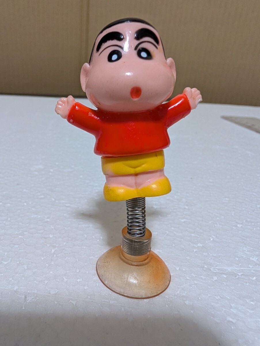 1990年代 当時物 CRAYONSHINCHAN クレヨンしんちゃん のはらしんのすけ ソフビフィギュア マスコットフィギュア 臼井儀人 初期しんちゃん