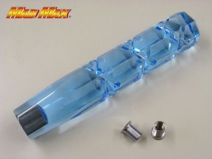 MADMAX トラック用品 クロスカット シフトノブ 220mm ブルー/MT ミッション車 ギアノブ デコトラ スピンナー スピナー 内装【送料800円】拍卖