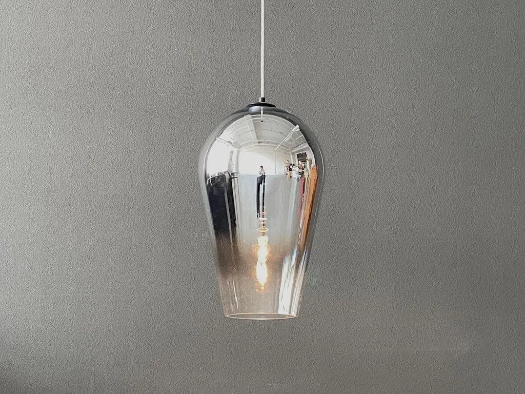 〓 トムディクソン Tom Dixon フェイド ペンダントライト Fade Pendant クローム Chrome 廃盤 定価115,500円 箱付 展示品
