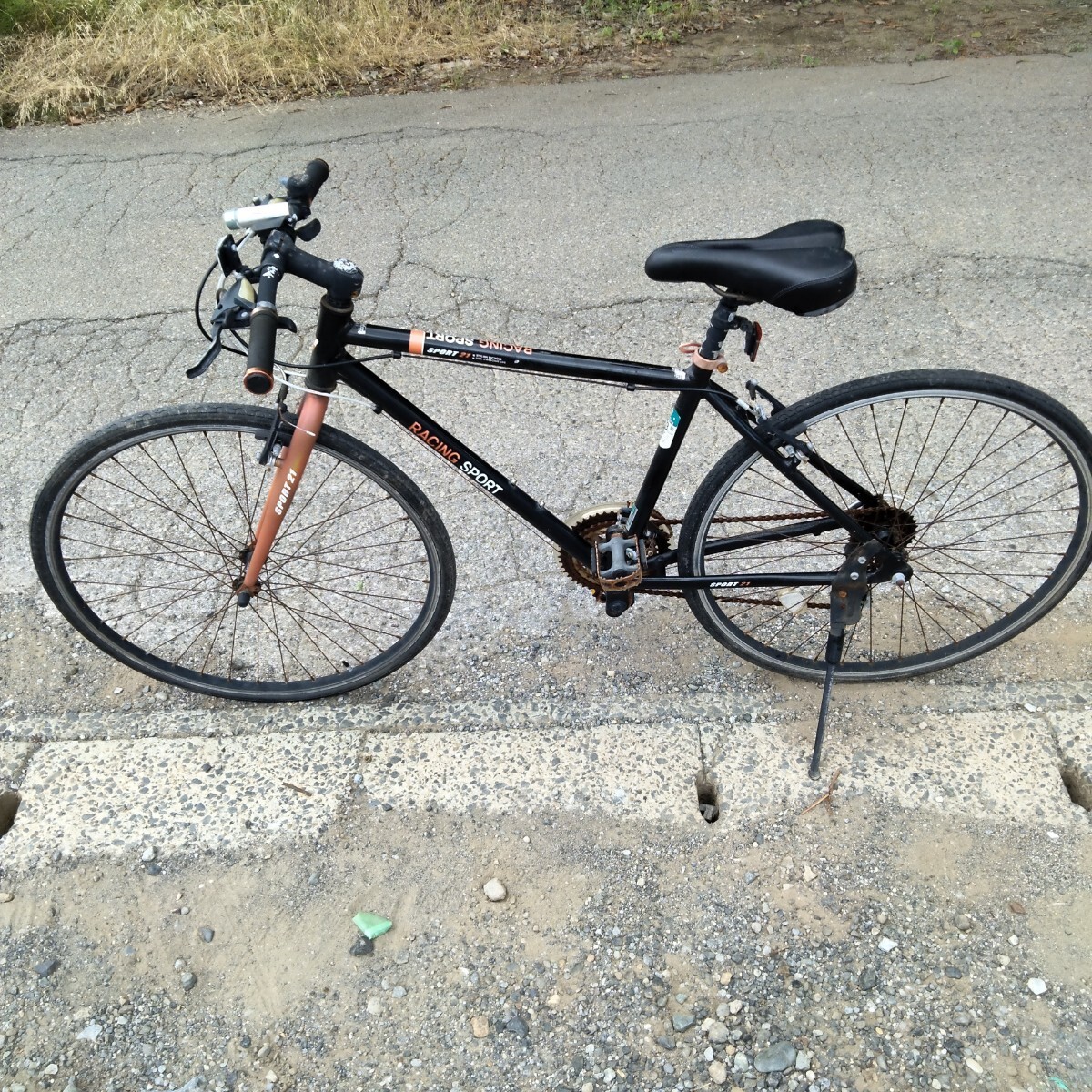 クロスバイク　RACING SPORT 700×28c　6速×3段　18速　千葉県八千代市保品　直接引取希望　中古自転車