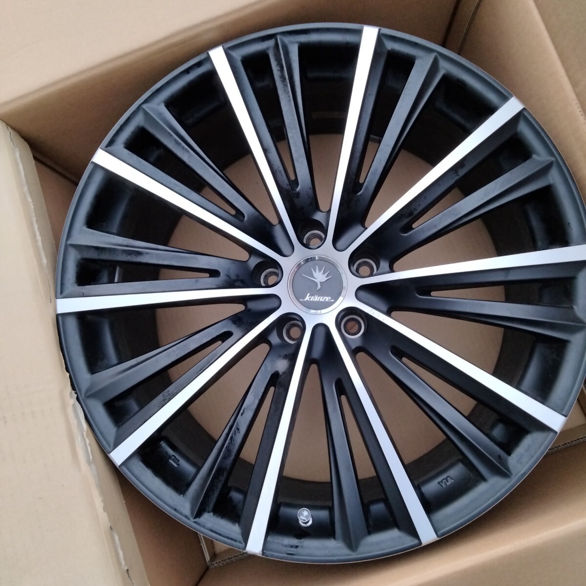 美品　kranze weds 20インチ ホイール 20×9.5J クレンツェ 5穴　オフセット33 PCD114.3 ウェッズ 中古品
