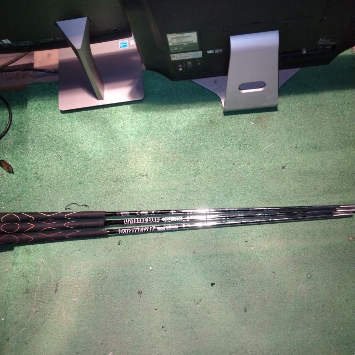 DynamicGold　S200 ウッド ユーティリティ用？ シャフトのみ グリップ付き 3本セット 中古品