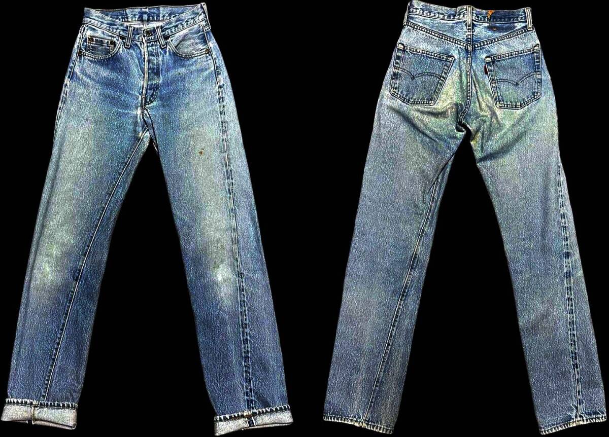 D447/LEVIS501赤耳 ヴィンテージ オリジナル　アタリ綺麗　色落ち抜群