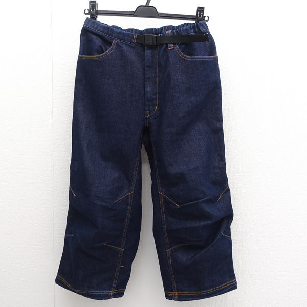 ★ ノースフェイス ボルダリングパンツ デニム インディゴ サイズS NT52050 (0220528287)