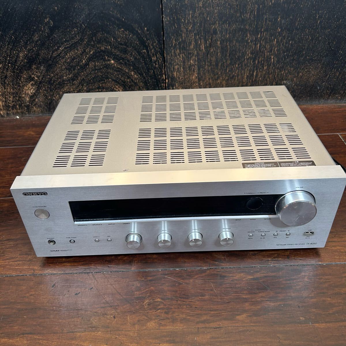 ◇通電確認OK◇ ONKYO TX-8050 ネットワークステレオレシーバー オンキョー　アンプ　現状品
