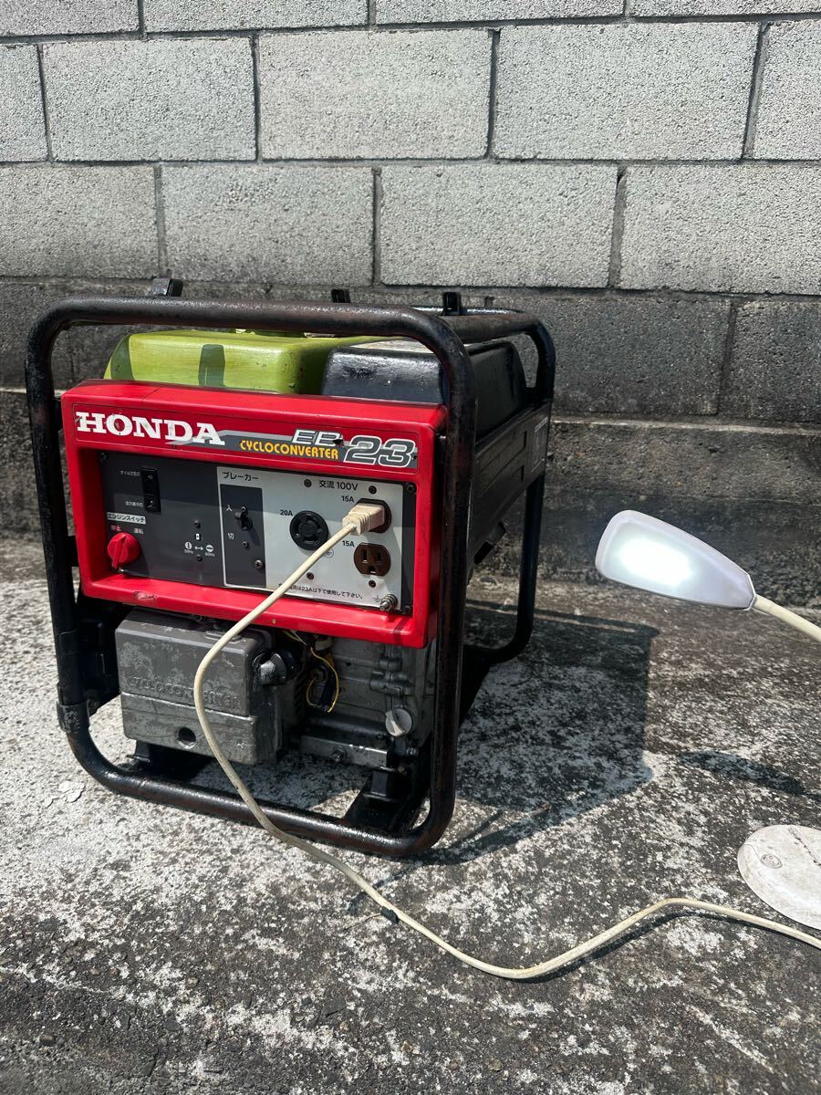 （動作確認済み）ホンダ HONDA エンジン発電機 EB23 動画あり エンジンOK!!!