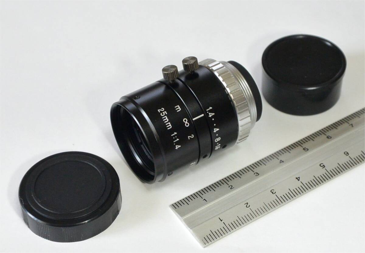 ★ VSテクノロジー　SV-2514H　5メガピクセル レンズ　25mm F1.4　Cマウント 2/3”　FA産業用　美品　動作確認　OMRON 形3Z4S-LE-SV-2514H