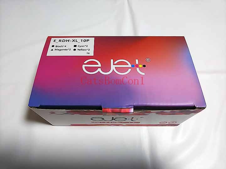 ○ 互換 インク リコーダー 4色7個 (BKのみ4個 CMYは各1個) ejet エプソン用 2024期限 [未使用] RDH-4CL