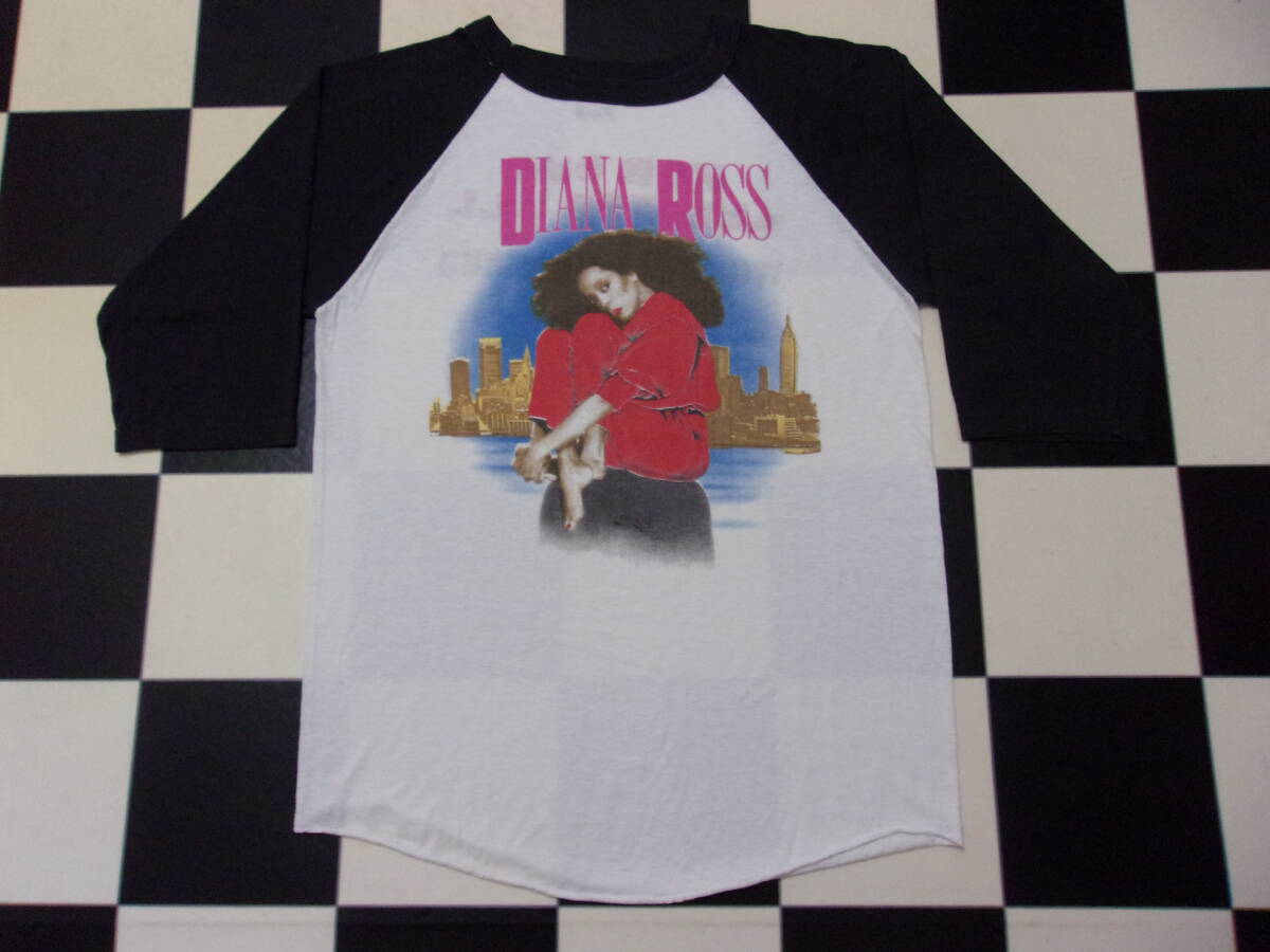 80s DIANA ROSS Tシャツ 80年代 1983年 ダイアナロス VINTAGEビンテージ 古着 R&B SOUL DISCO motown The Supremes Marvin Gaye Chaka Khan