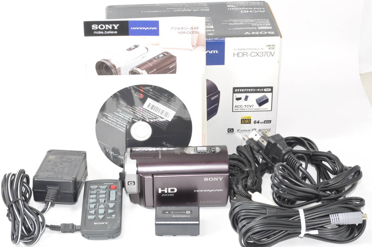 ☆美品☆ ソニー SONY ハンディカム HDR-CX370V ブラック ♯A6905