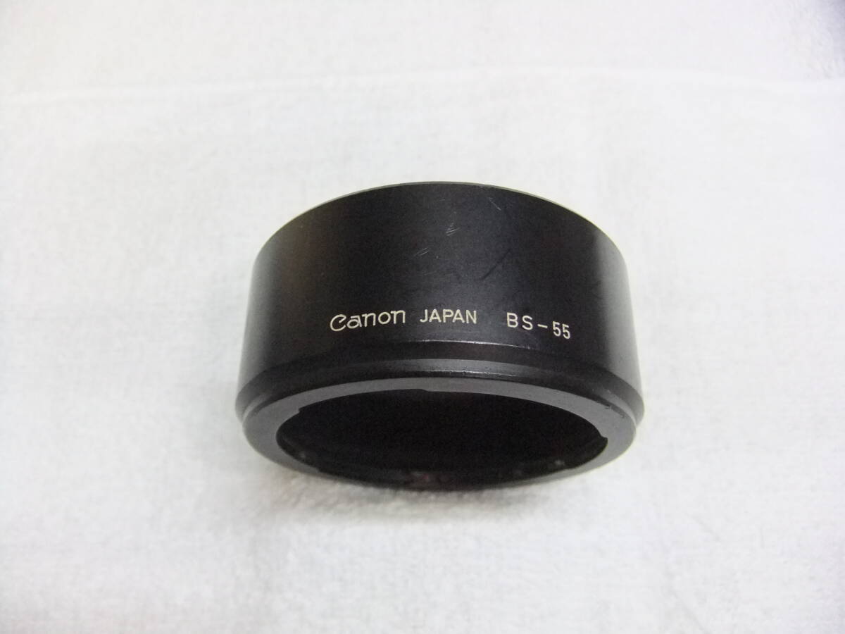 純正 キヤノン CANON BS-55 FD 50mm F1.4 FD 50mm F1.8 フード 送料260円 ①