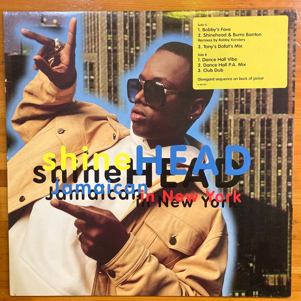 12インチ USオリジナル盤 SHINEHEAD / JAMAICAN IN NEW YORK ELEKTRA 066339 12