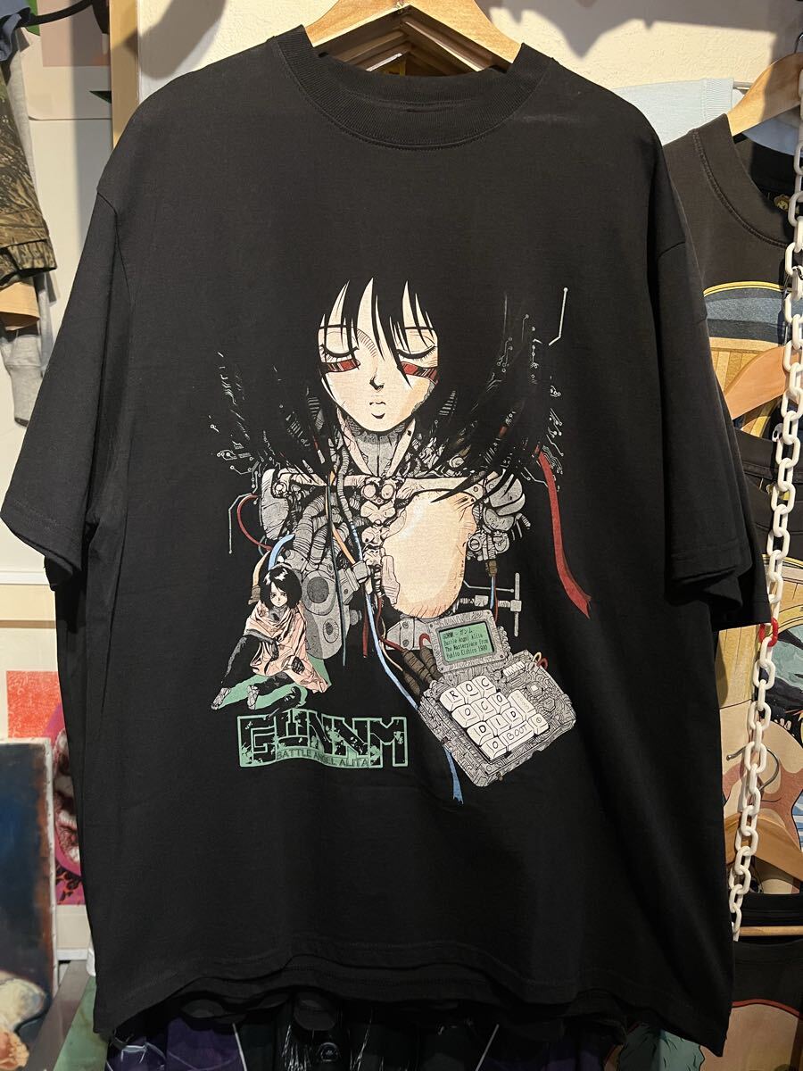 【GUNNM / 銃夢】BATTLE ANGEL ALITA Tee 黒 fear of got geeks rule AKIRA 攻殻機動隊
