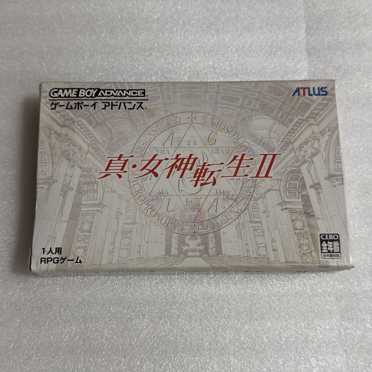 ※箱、説明書のみ ※ソフト欠品 GBA 真・女神転生Ⅱ ゲームボーイアドバンス