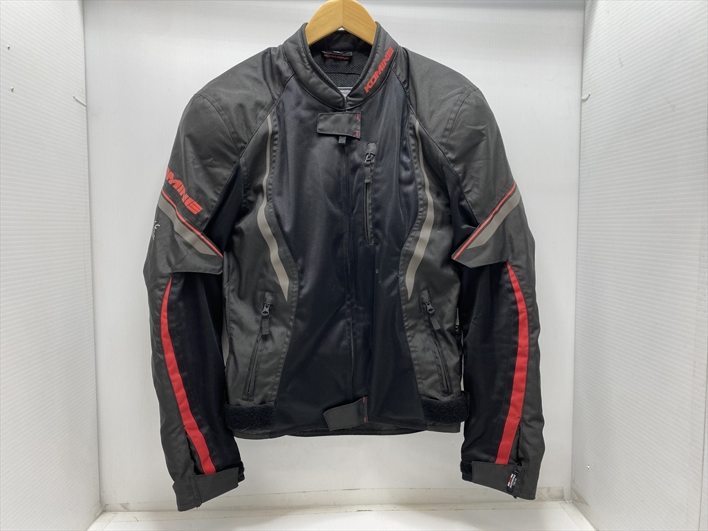 下松)KOMINE コミネ バイク プロテクタージャケット Mサイズ ブラック 黒系 型式不明 バイク用品 ウェア ◆★C250702R09A NG02A