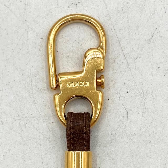 01　GUCCI　グッチ　キーリング　ゴールド