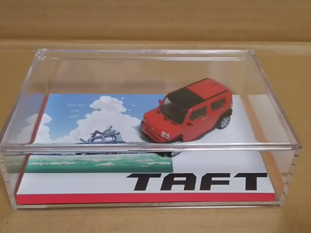 ★1/64 スタンドストーン ダイハツ TAFT 内装塗装 ケース付き コンパーノレッド