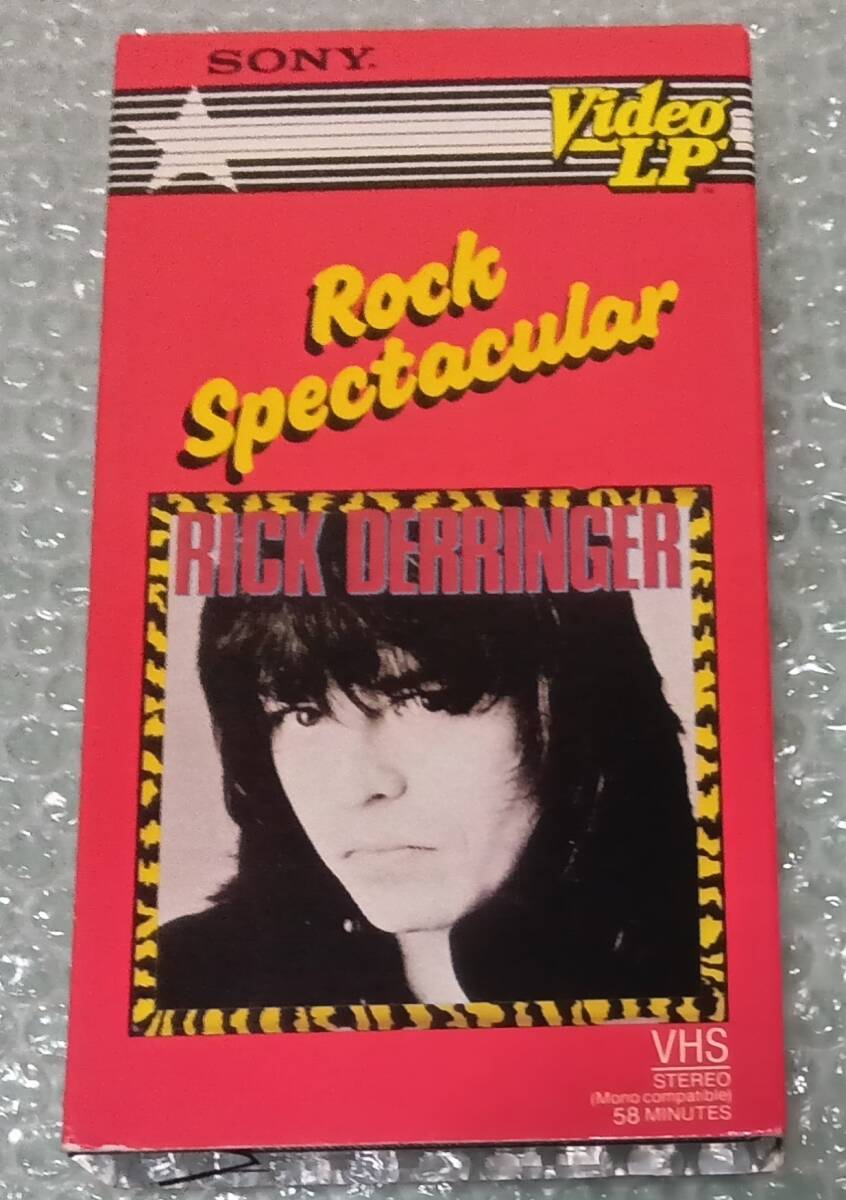 リック・デリンジャー VHS「Rick Derringer's Rock Spectacular」アラン・メリル Alan Merrill 