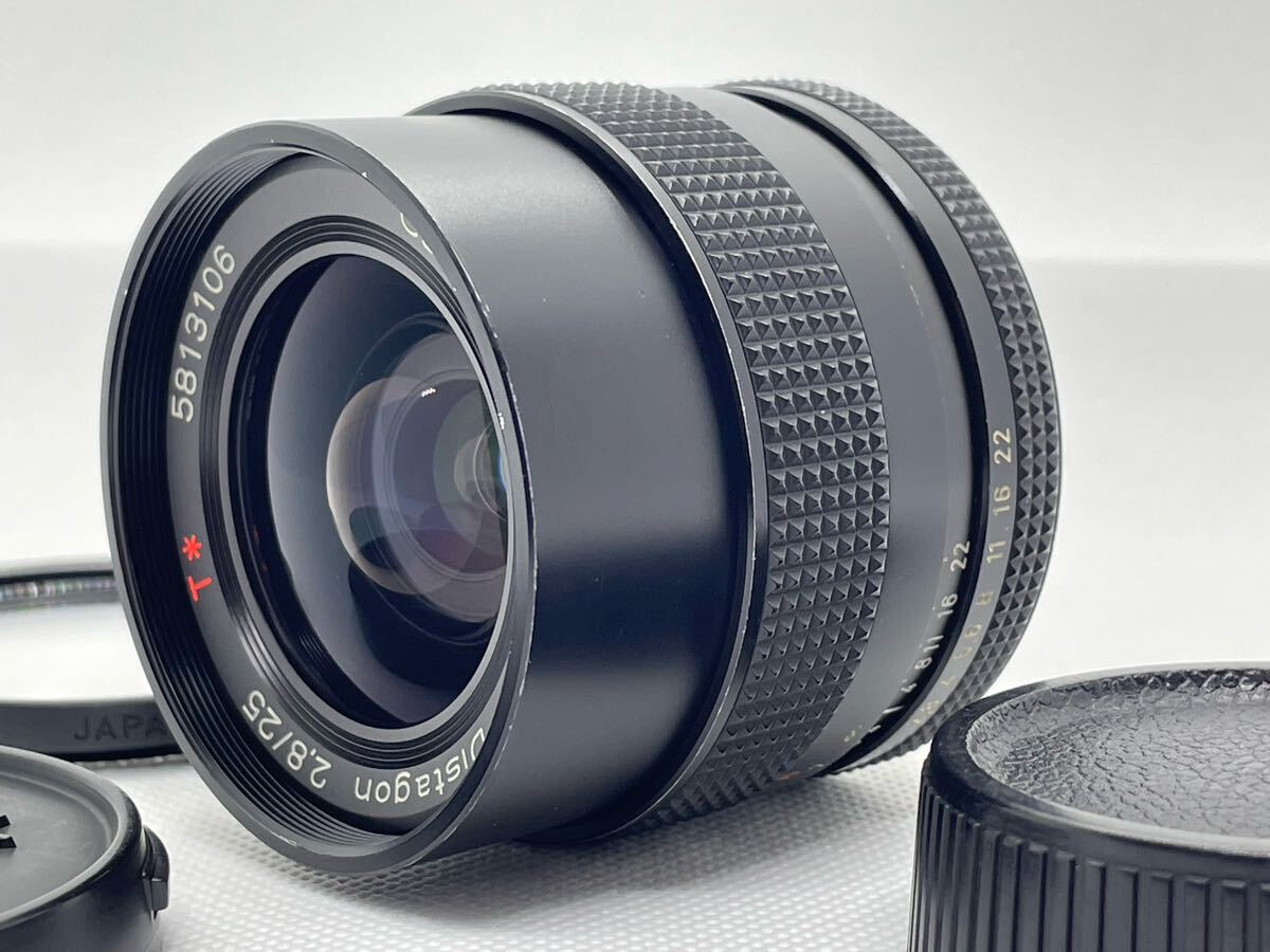 【AB- 良品】CONTAX Carl Zeiss Distagon 25mm f2.8 AEG T* コンタックス カールツァイス 広角単焦点 HL28