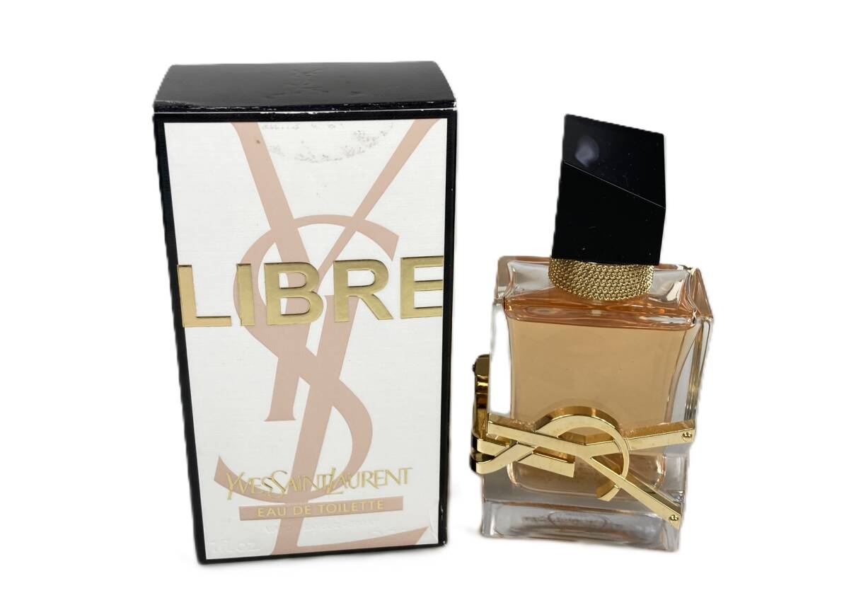 残多　イヴ・サンローラン　YVES SAINT LAURENT　YSL　LIBRE　リブレ　オードトワレ　スプレー　50ml　残量：9割　YK-10022