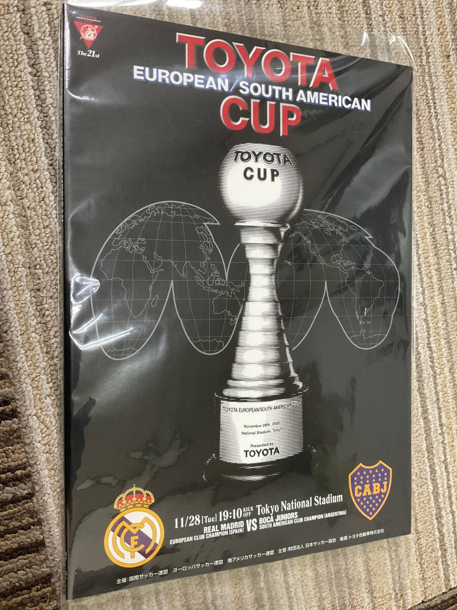第21回　トヨタカップ　サッカー　プログラムパンフレット　TOYOTA CUP レアルマドリード　ボカ・ジュニアーズ　