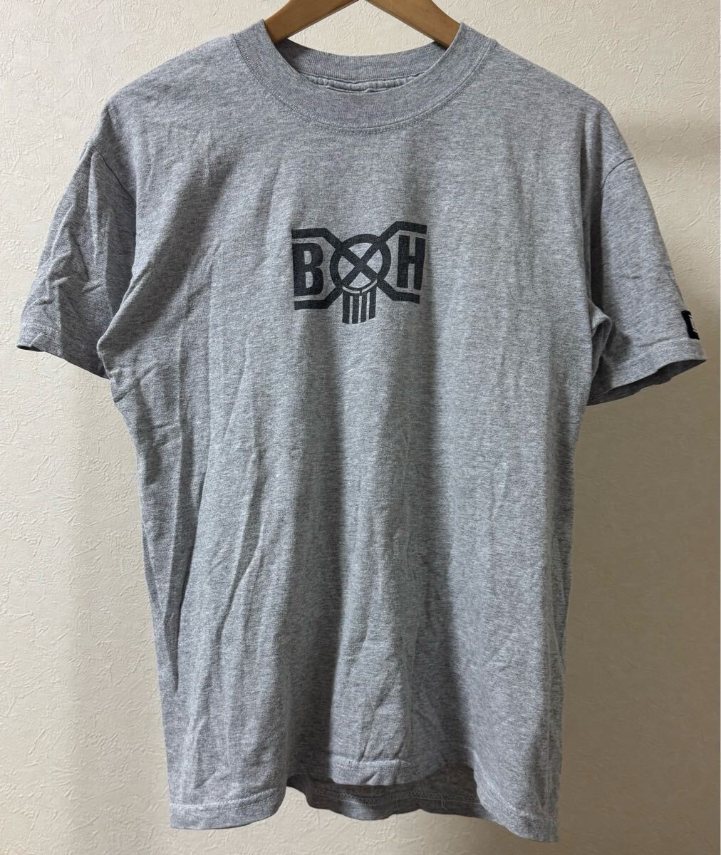 BOUNTY HUNTER バウンティーハンター GILDAN ギルダン ロゴ Tシャツ 半袖T-シャツ size M グレー