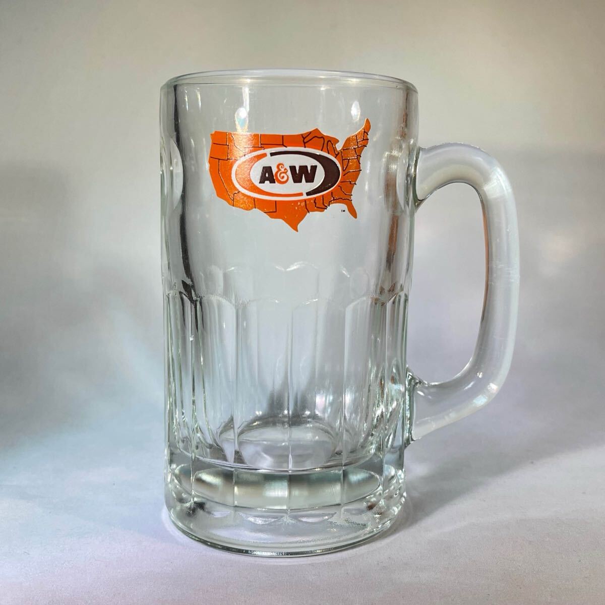 A&W ルートビア グラス T24 ビアマグ ジョッキ ダイナー アメリカ雑貨 ハワイ雑貨 輸入雑貨 アメリカ限定 ヴィンテージ ファイヤーキング