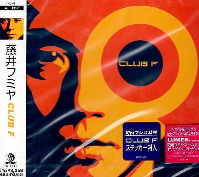 ■ 藤井フミヤ ( チェッカーズ ) 初回盤 ステッカー封入 / 日本を代表するDJ達とのコラボレーション [ CLUB F ] 新品CD 即決 送料サービス