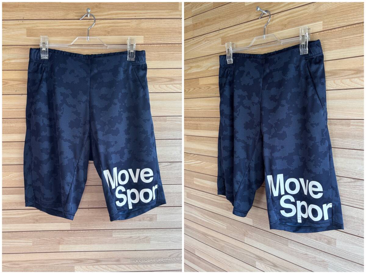 #セール★サイズ L★DESCENTE デサント MOVE SPORT ムーブスポーツ ハーフパンツ ハーフ 吸汗速乾 ストレッチ ネイビー 紺★春夏 春 夏 秋