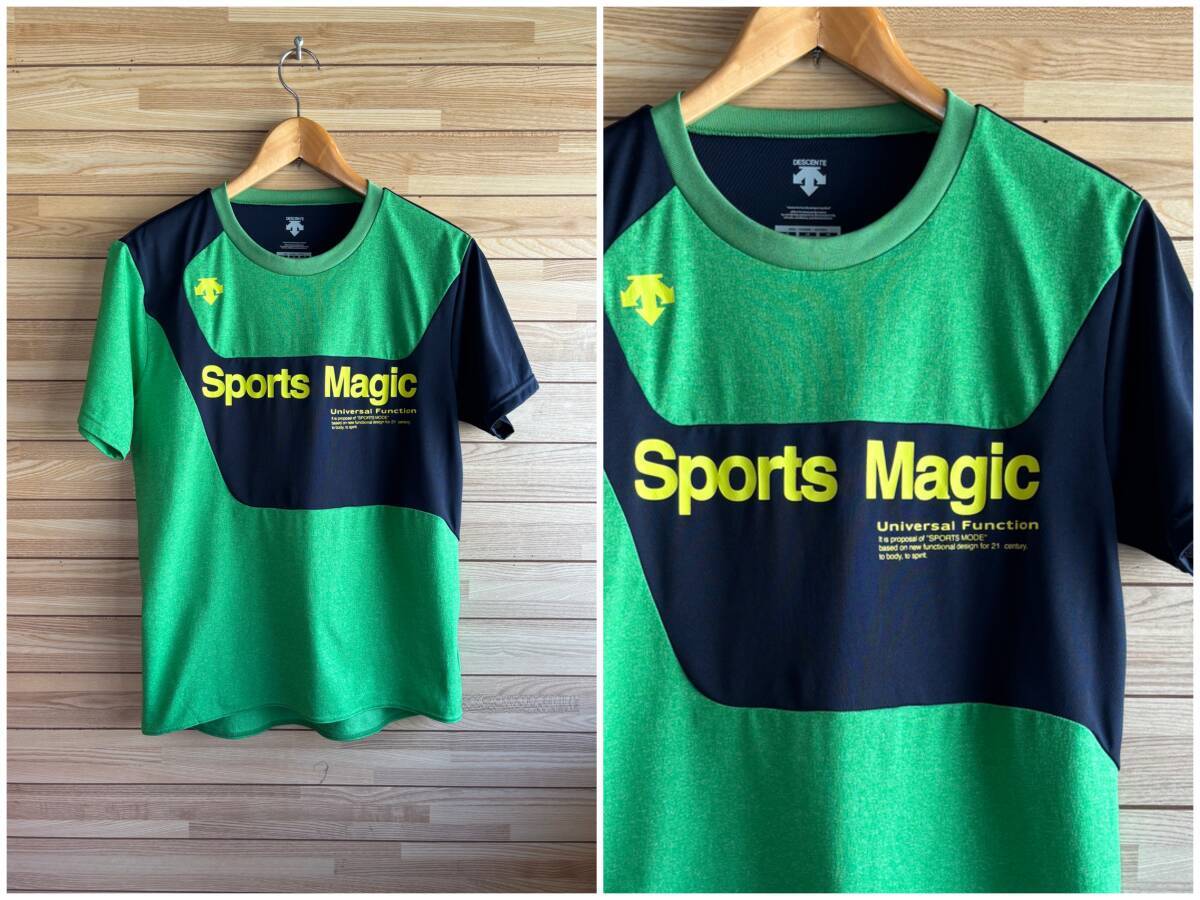 #セール★小さめ サイズ L (Mくらい)★DESCENTE デサント SPORT MAGIC スポーツマジック ハイブリッド 半袖 シャツ Tシャツ★トレーニング