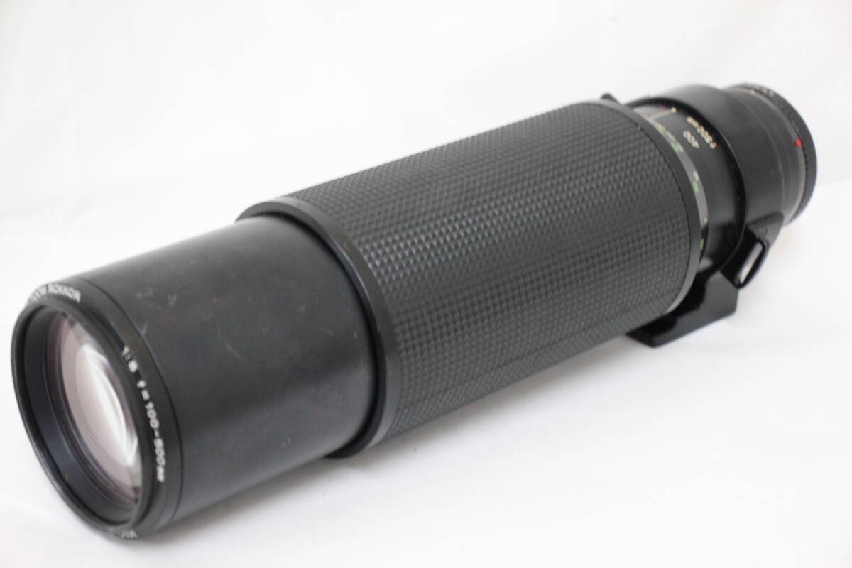 【訳あり品】 ミノルタ Minolta MD ZOOM ROKKOR 100-500mm F8 三脚座付き レンズ M7426