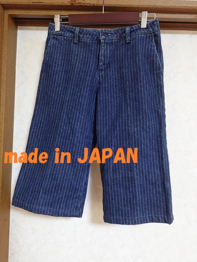 新品☆タグ付き　日本製　celluloid ジーンズ　ハーフパンツ　メンズ　S　岡山購入