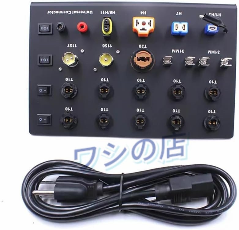 自動車ヘッドライトテスト ボード HID キセノン LED 電球 T10 W5W フェストゥーン C5W T20 7443 H1 H3 H7 H4 9005 テスター