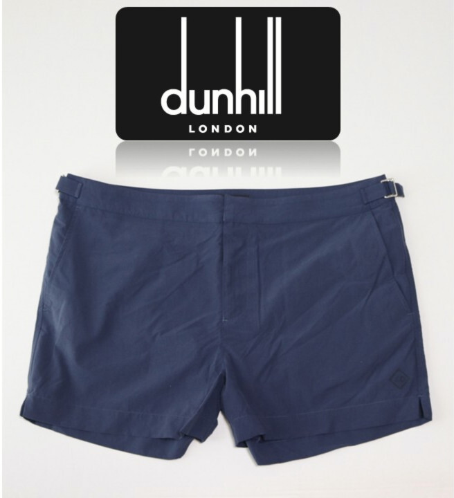 42,900円新品タグ付き【dunhill LONDON ダンヒル】インナーメッシュ付き スイムウェア 海パン 水着 L(大きめ) v7366