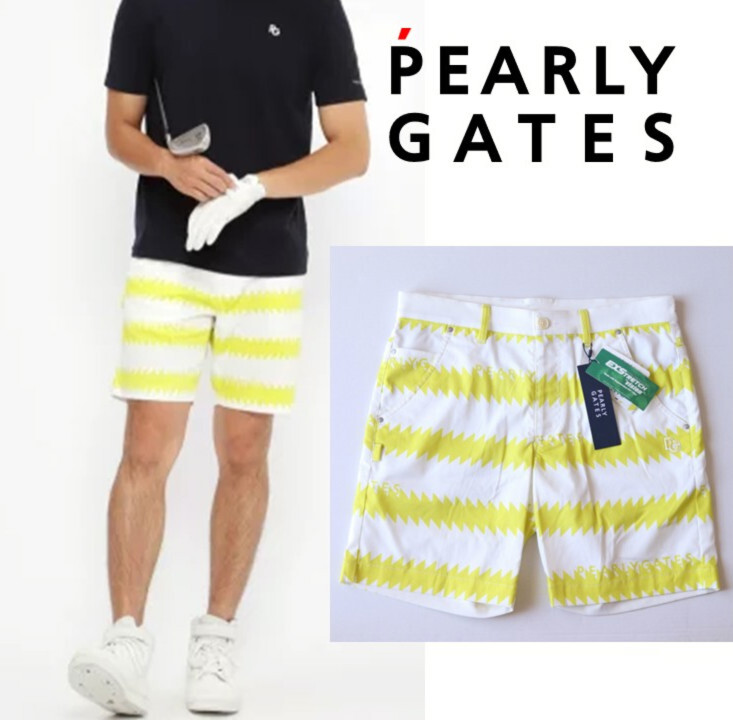 31,900円新品タグ付き【PEARLY GATES パーリーゲイツ】EXストレッチ仕様 ショートパンツ 5(L) v7371