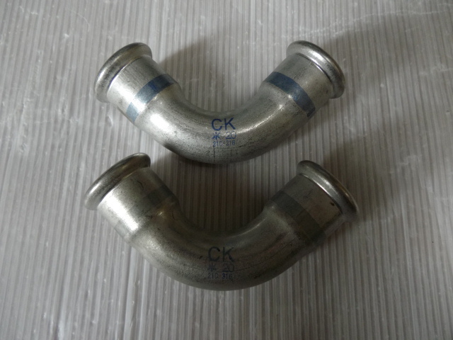 送料600円 CK金属 20 21C-316 2個セット モルコジョイント エルボ 在庫品 未使用