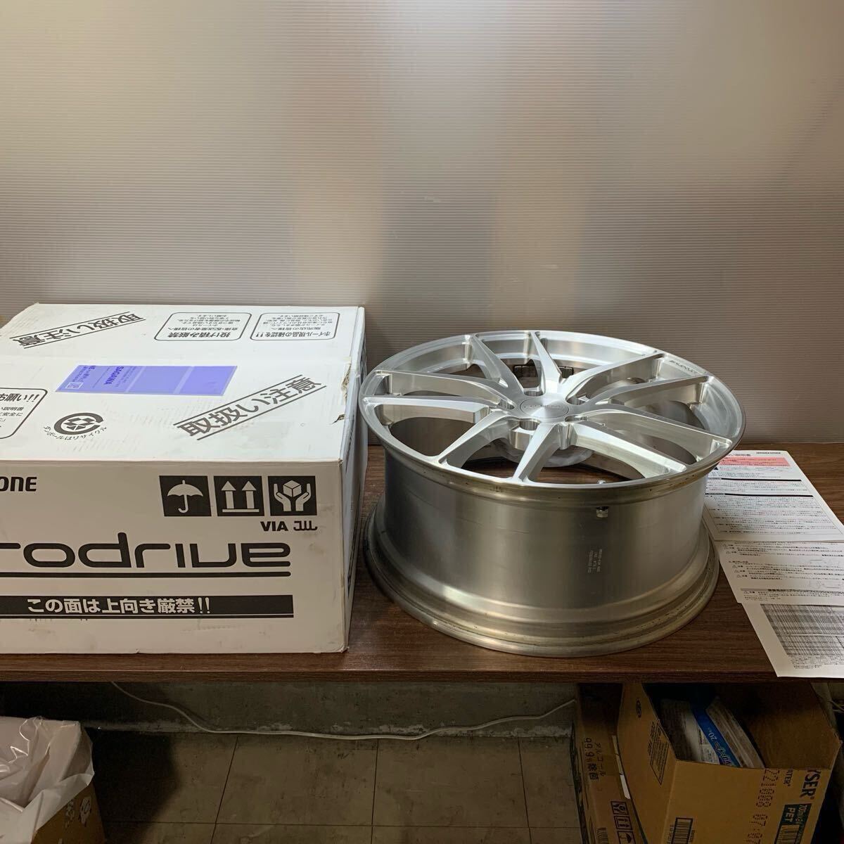 Prodrive GC-05R 19インチ アルミホイール 1本 BRIDGESTONE ブリヂストン プロドライブ FORGED タイヤ カラー:BF (T92